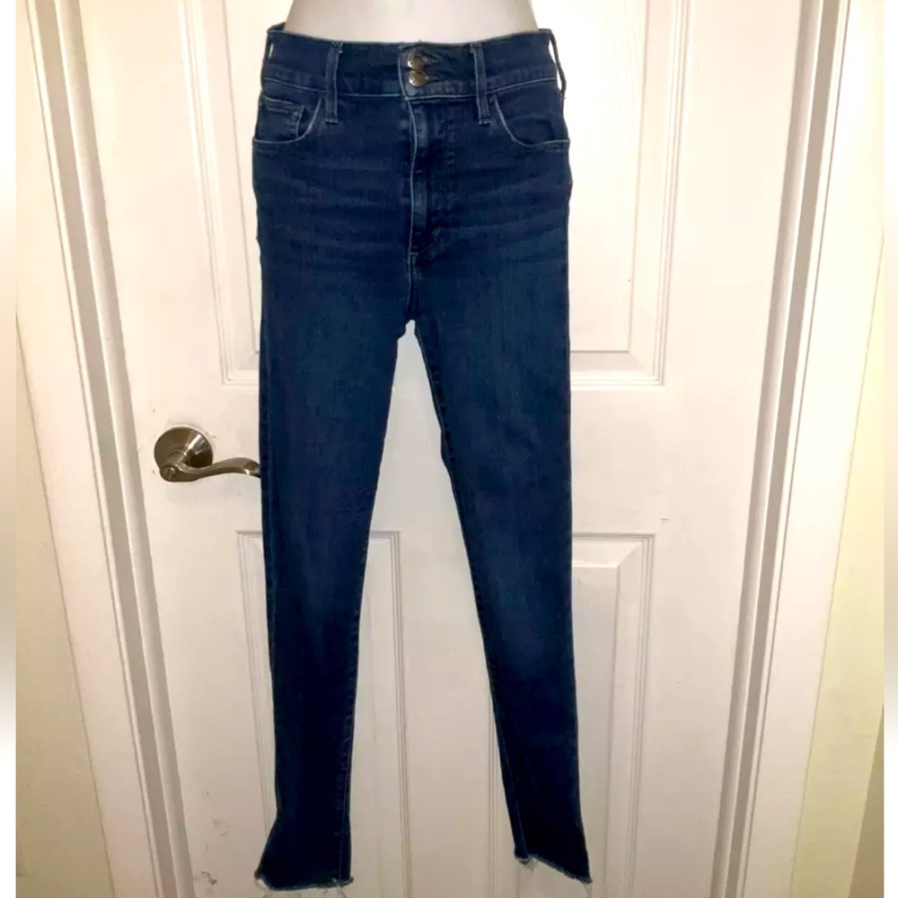 Joe's Jeans High Rise Skinny Ankle‎ Women's Size 26x27 Dark Wash Stretch Denim